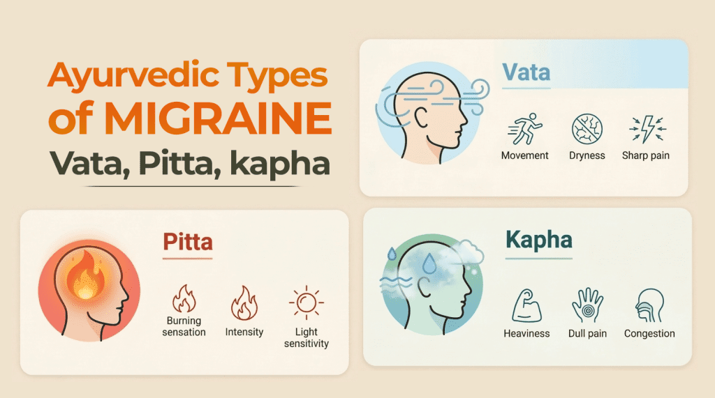 Ayurvedic Types of Migraine